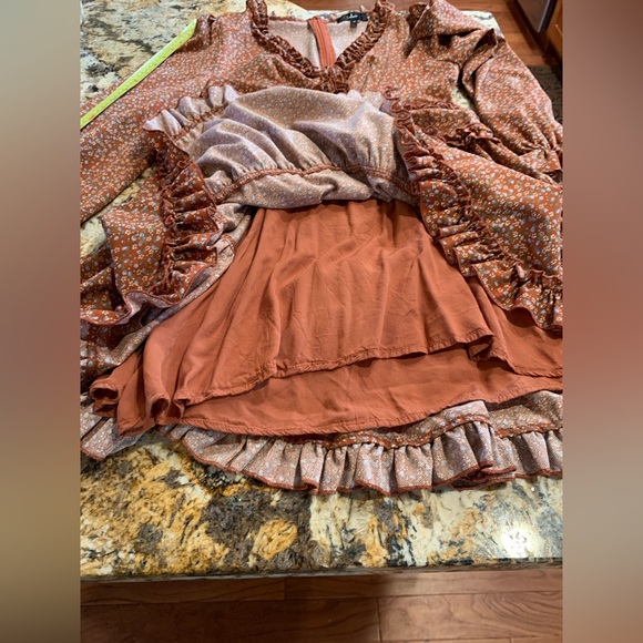 Lulus Medium Boho Sheik paisley dress - Picture 9 of 10